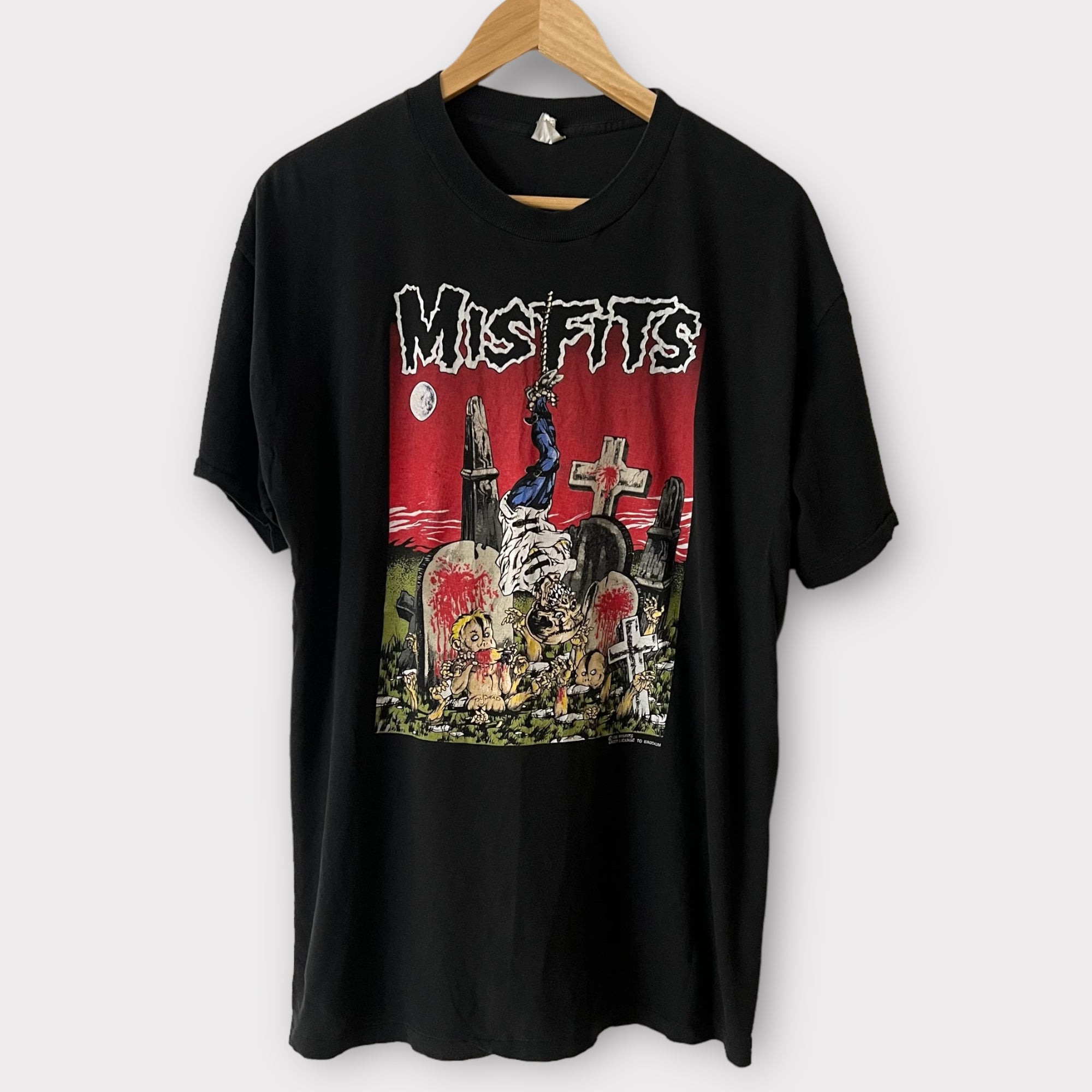 1990 Misfits Vintage Promo Band Punk Tee Shirt 75 – Zeros Revival