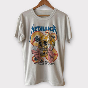 1988 Metallica "Shortest Straw" Vintage Band Promo Tee Shirt