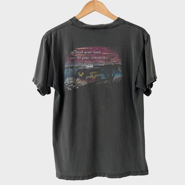 1990s Weezer "Brush Your Teeth And Do Your Homework" Vintage Tee Shirt