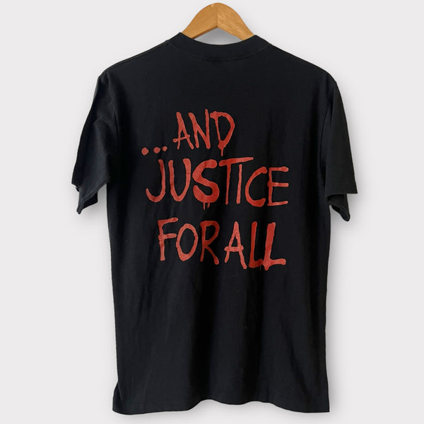 1988 Metallica "And Justice For All" Vintage Band Promo Tee Shirt