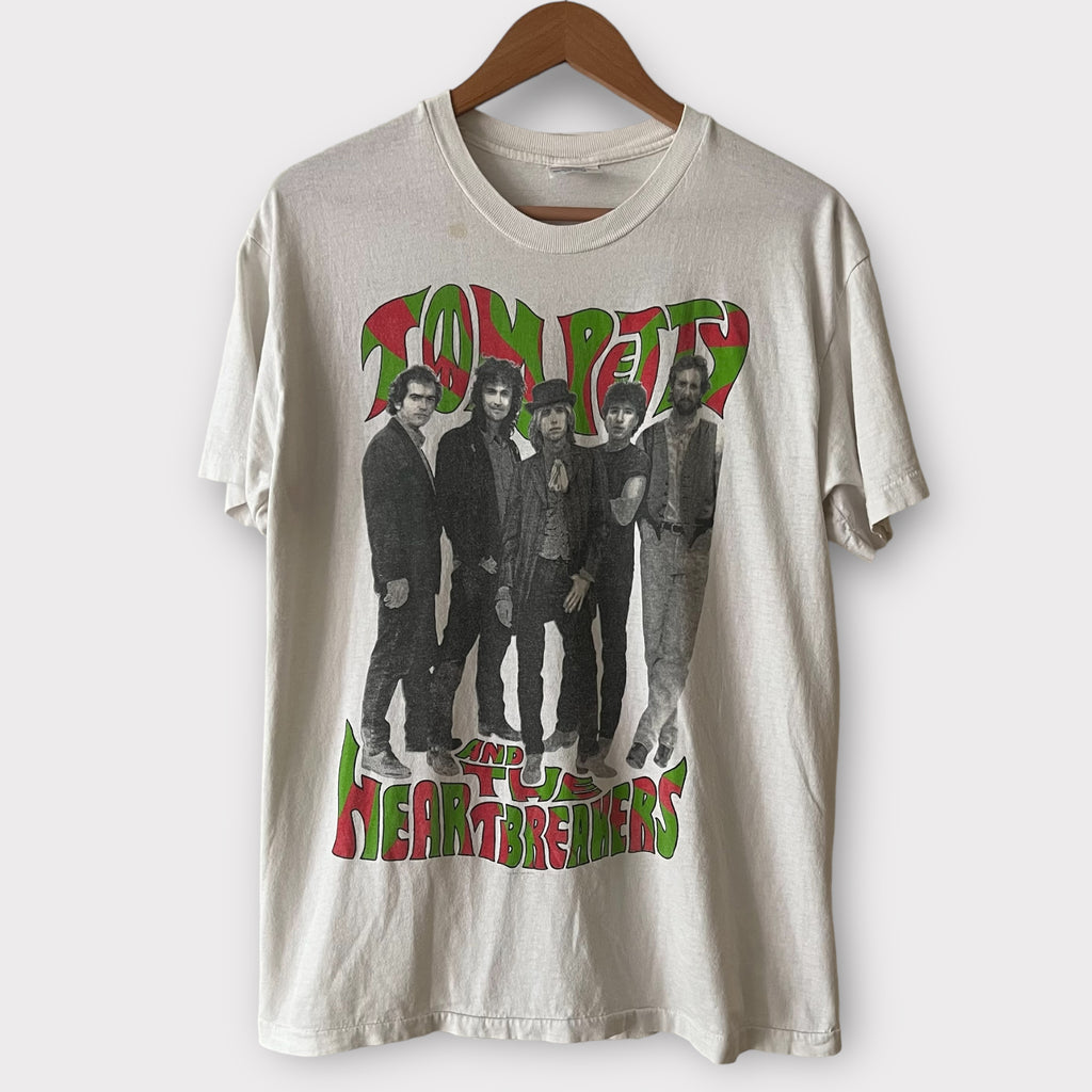 Life Clothing Women's Cotton Tom Petty & The Heartbreakers Band T-Shirt in Charcoal/Grey | Size: XL Life Clothing Women's Cotton Tom Petty & The Heartbreakers Band T-Shirt in Charcoal/Grey | Size: XL
