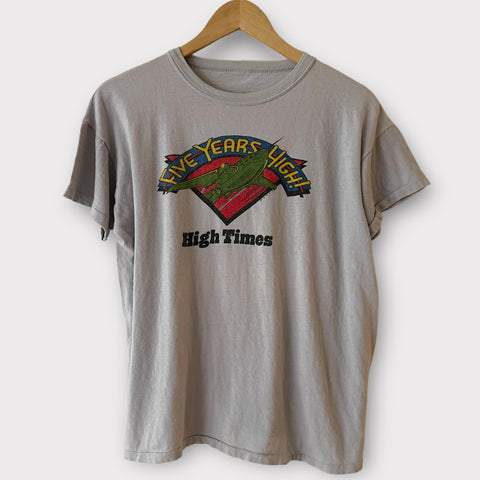 1979 High Times Magazine 5 Year Anniversary Vintage Promo Tee Shirt