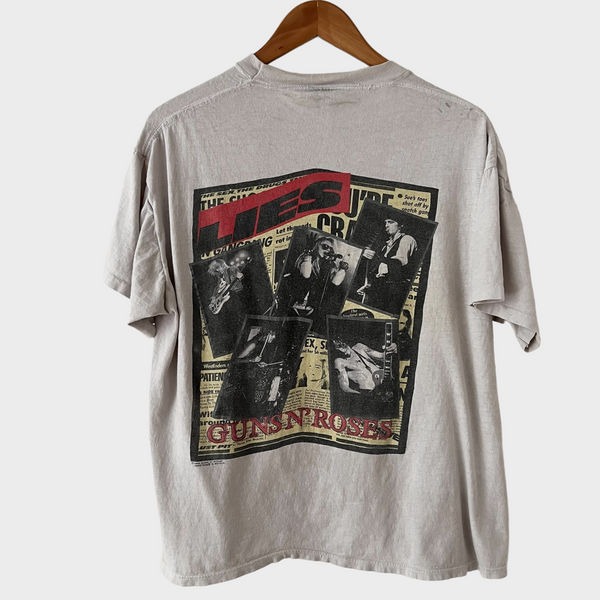1989 Guns N Roses "Lies" Axl Rose Vintage Promo Tee Shirt