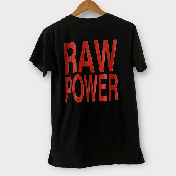 1989 Iggy Pop "Raw Power" Vintage Band Promo Tee Shirt