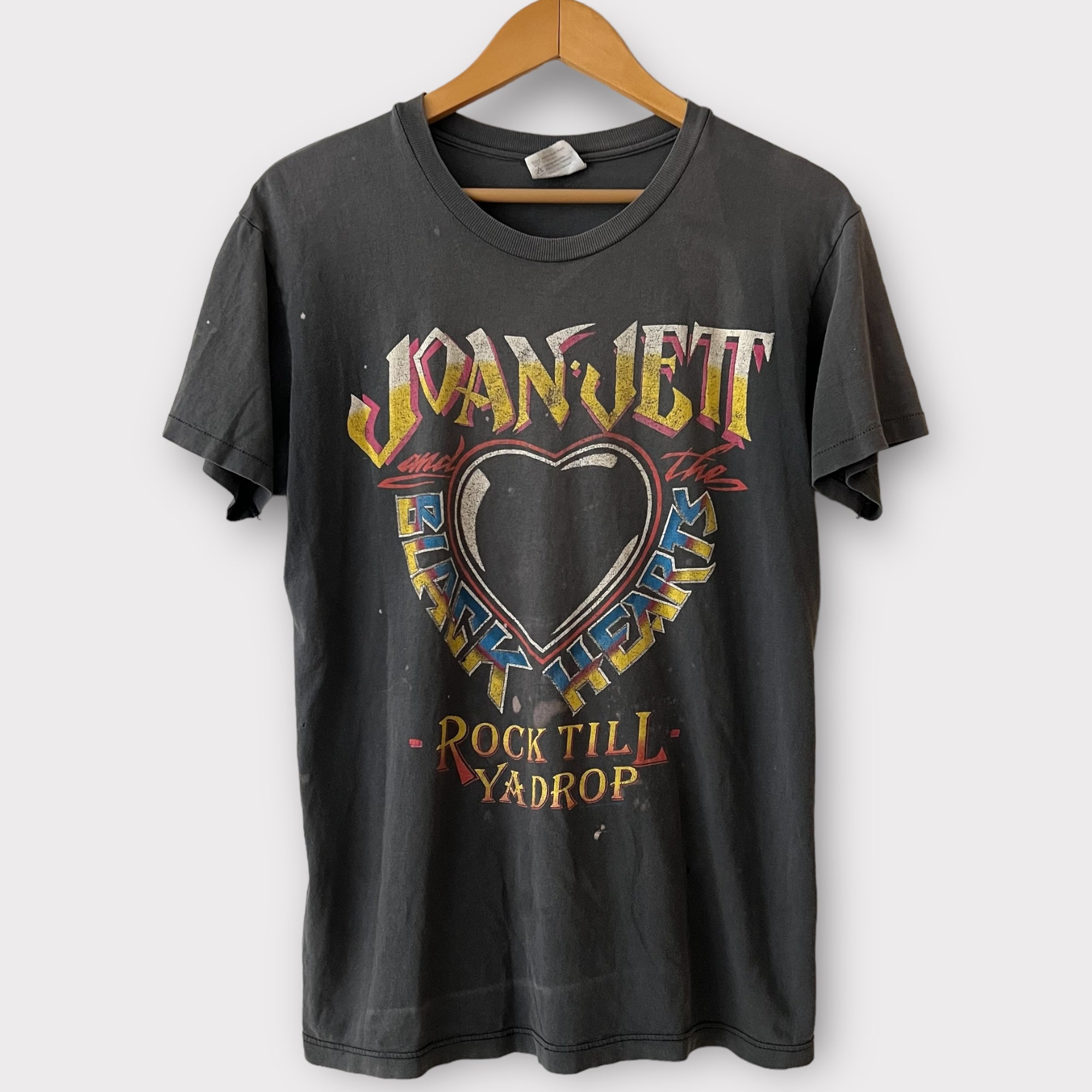 1980s Joan Jett Vintage Band Tour Tee Shirt