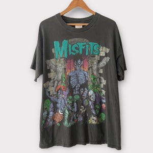 1996 Misfits "Earth A.D." Vintage Band Promo Tee Shirt