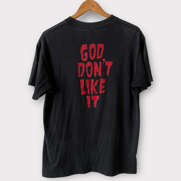 1989 Danzig "God Don't Like It" Vintage Band Promo Tee Shirt