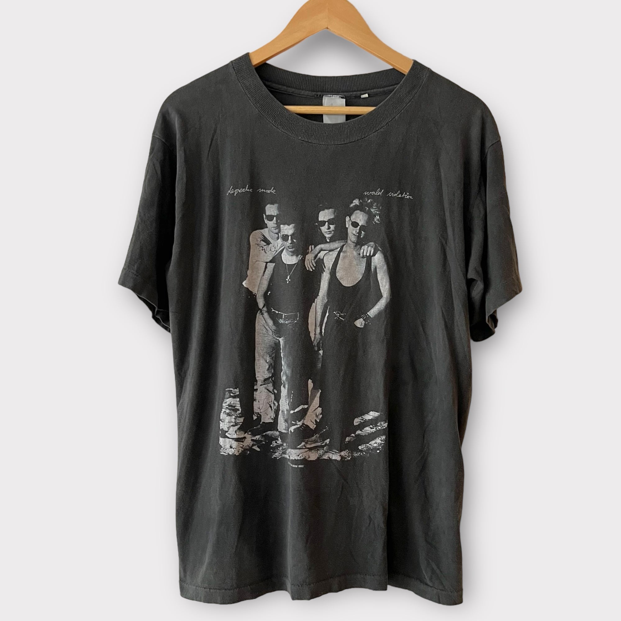 1990 Depeche Mode Vintage Tour Tee Shirt – Zeros Revival