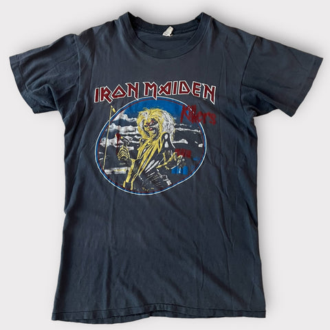 1982 Iron Maiden "Killers" World Tour Vintage Band Tee Shirt