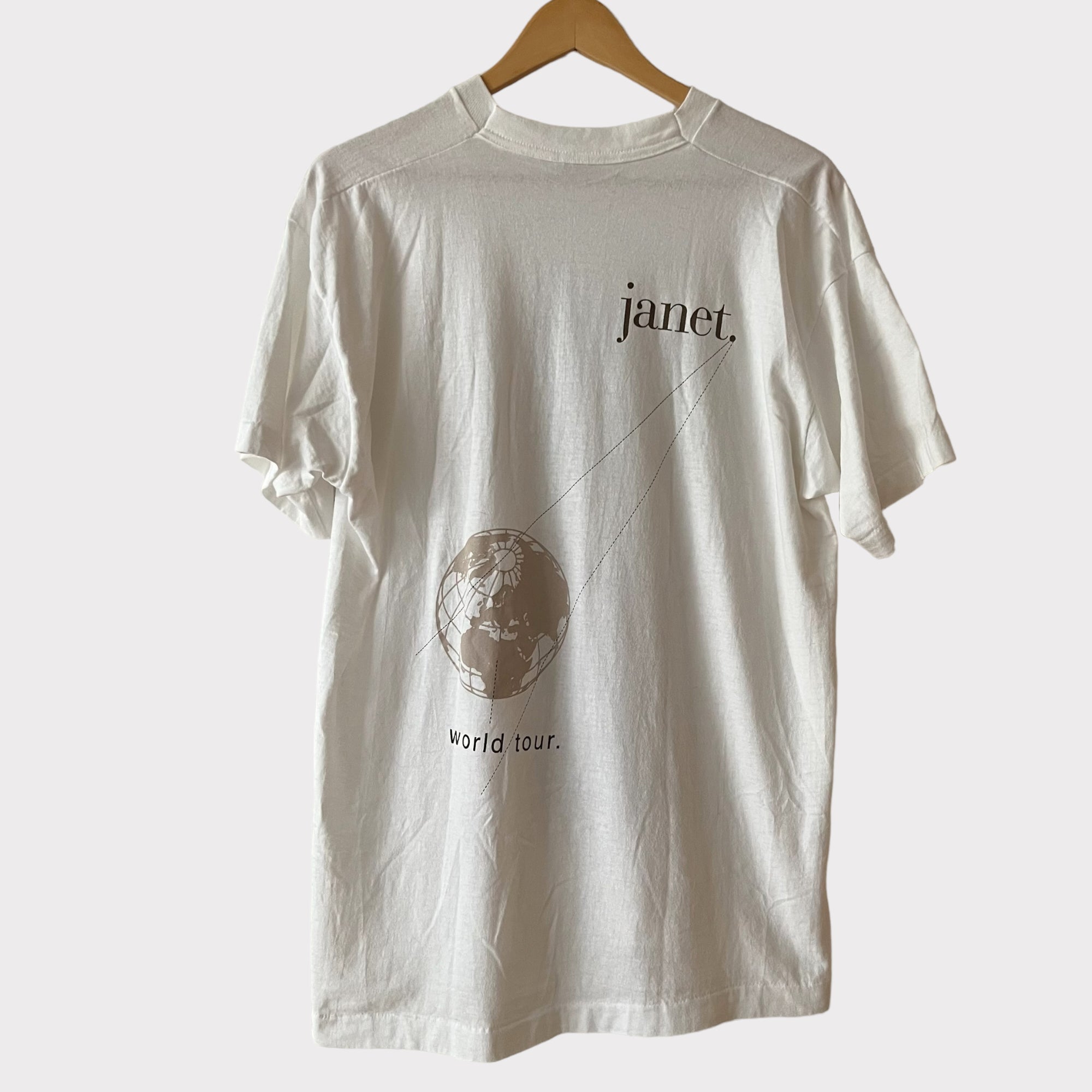 1993 Janet Jackson Tour Vintage Tee Shirt – Zeros Revival