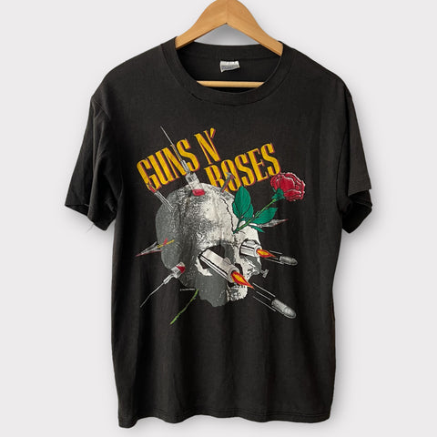 1988 Guns N Roses "Appetite For Destruction" Vintage Band Promo Tee Shirt