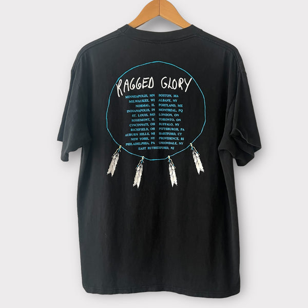1991 Neil Young "Ragged Glory" Vintage Tour Tee Shirt