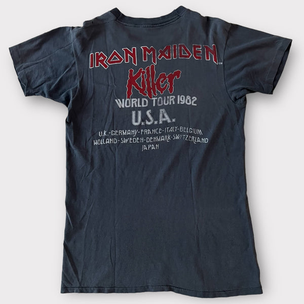 1982 Iron Maiden "Killers" World Tour Vintage Band Tee Shirt