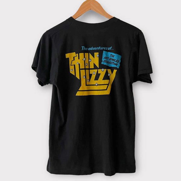 1981 Thin Lizzy "The Adventures Of Thin Lizzy" Vintage Band Promo Tee Shirt