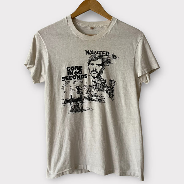 1974 Gone In 60 Seconds Vintage Movie Promo Tee Shirt