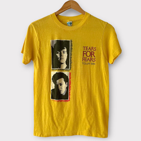 1985 Tears For Fears Vintage Tour New Wave Tee Shirt