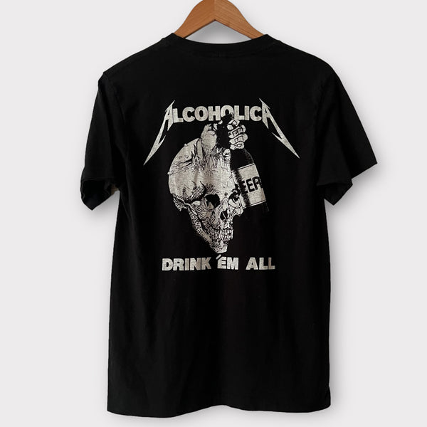 1980s Metallica "Damage Justice" Vintage Parking Lot Band Promo Tee Shirt