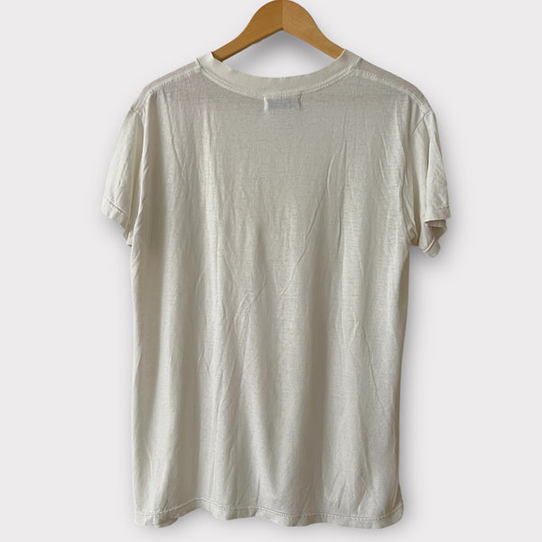 Zeros Revival 1990s Zeros Revival Vintage Blank Tee Shirt - White