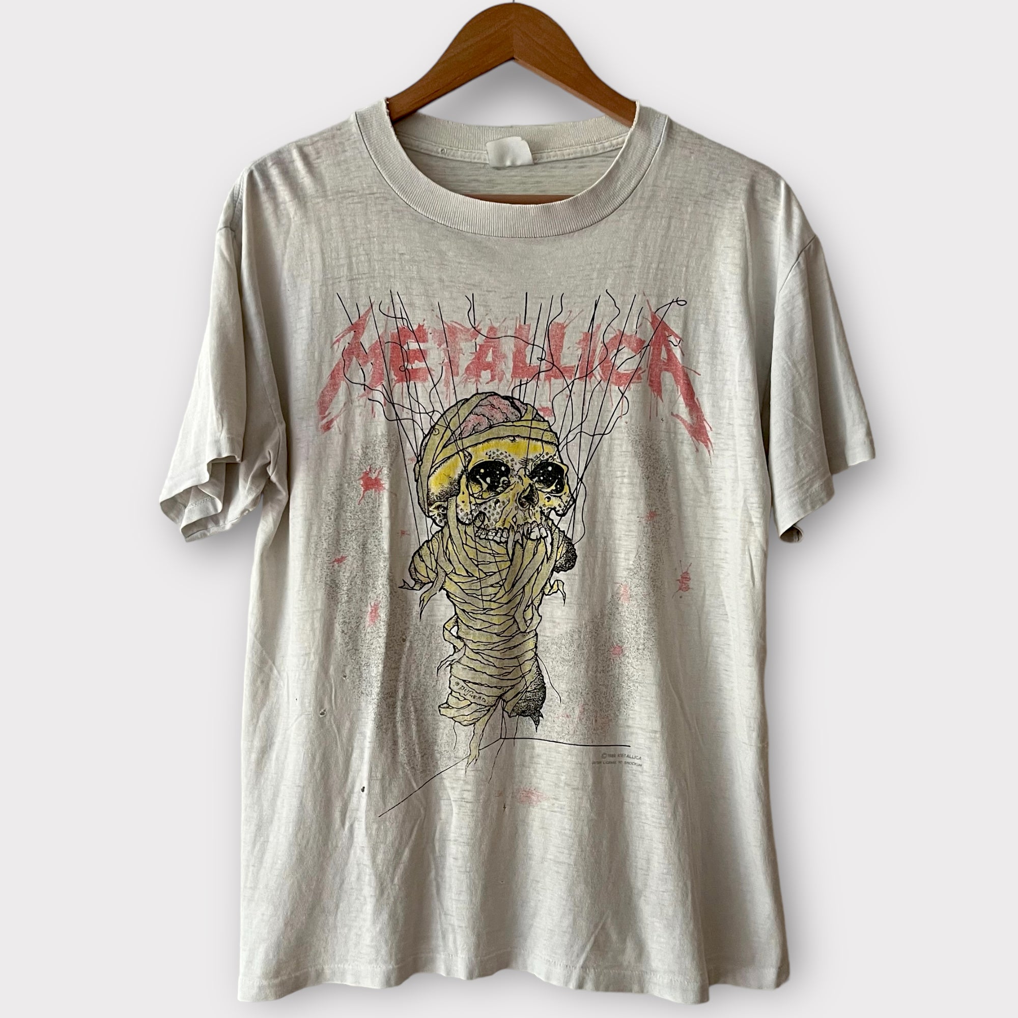 Vintage 1989 Metallica 'One' T-Shirt – Sabbaticalvintage