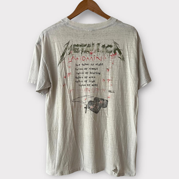 1989 Metallica "One" Vintage Promo Tee Shirt