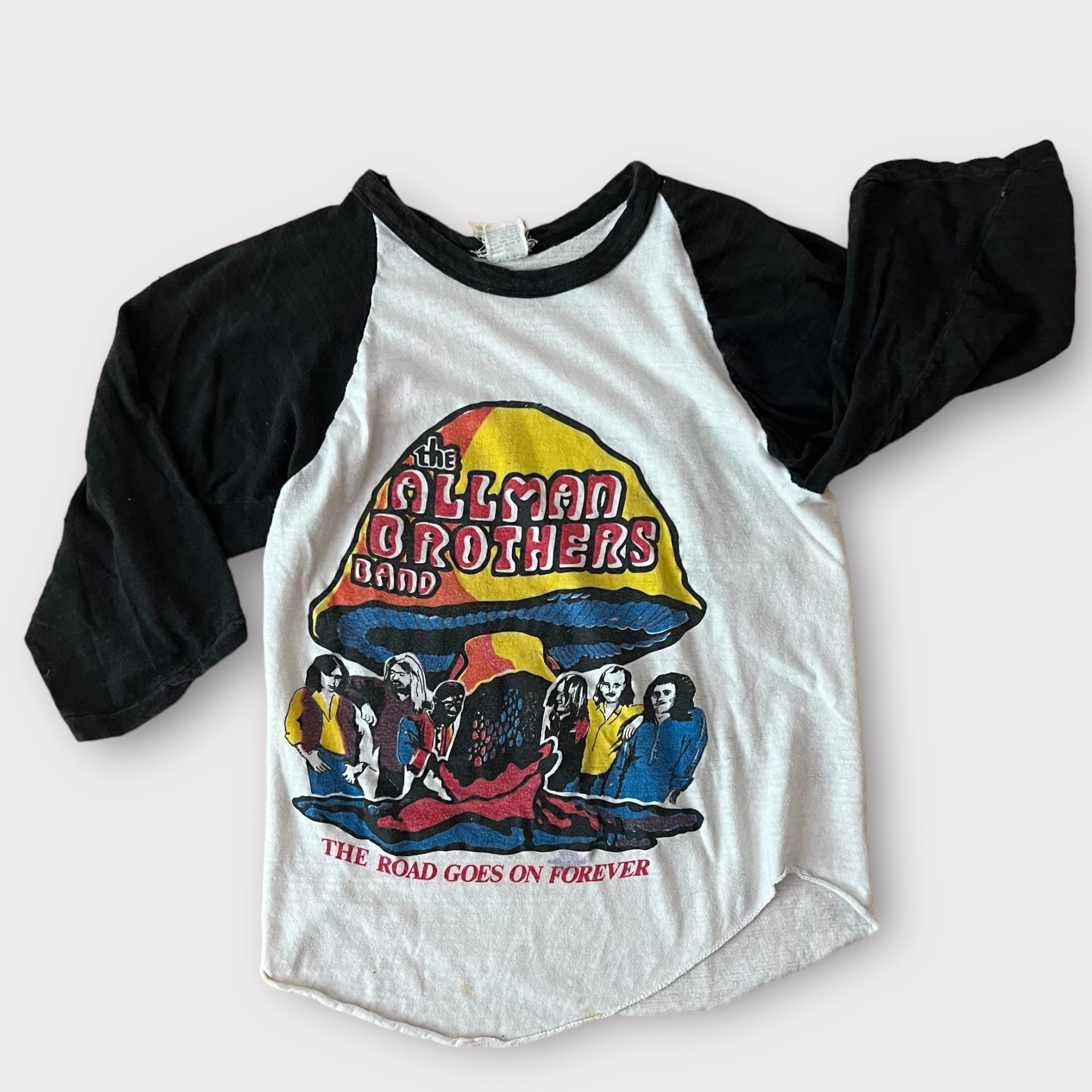 1975 The Allman Brothers "The Road Goes On Forever" Vintage Promo Tee Shirt