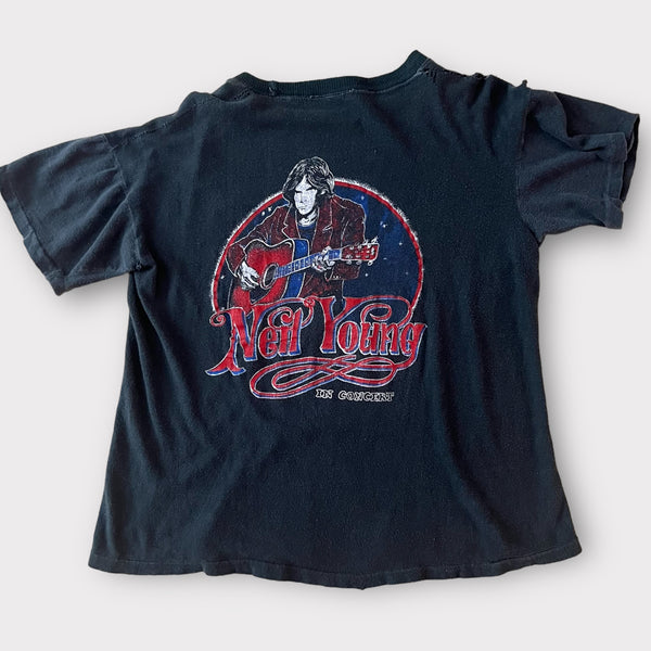 1983 Neil Young "Trans" Vintage Tour Tee Shirt