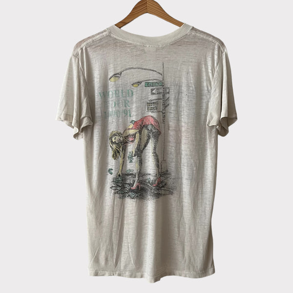 1990 AC DC "Money Talks" World Tour Vintage Tee Shirt
