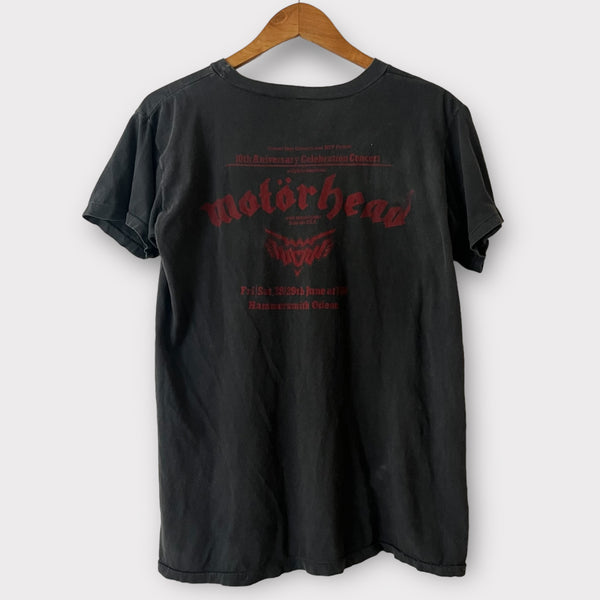 1985 Motorhead 10th Anniversary at Hammersmith Odeon in London Concert Vintage Tour Tee Shirt