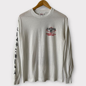 1987 Beastie Boys "Licensed To Ill" Japan Tour Vintage Long Sleeve Tee Shirt