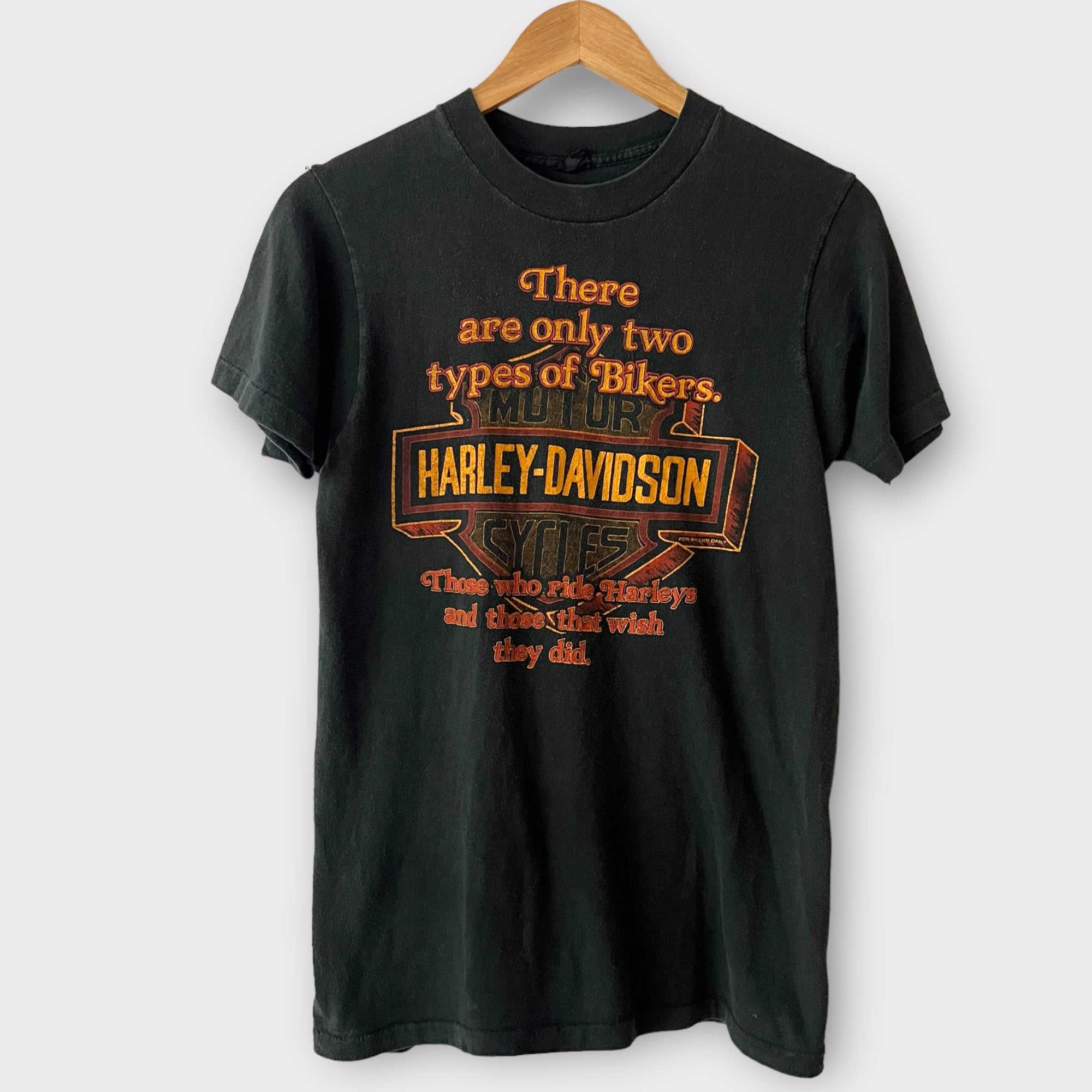 1970s Harley Davidson Motorcycle Vintage Tee Shirt – Zeros