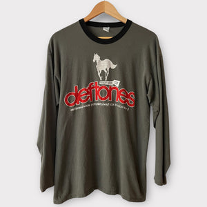 2001 Detones "Back To School" Tour Vintage Band Long Sleeve Tee Shirt