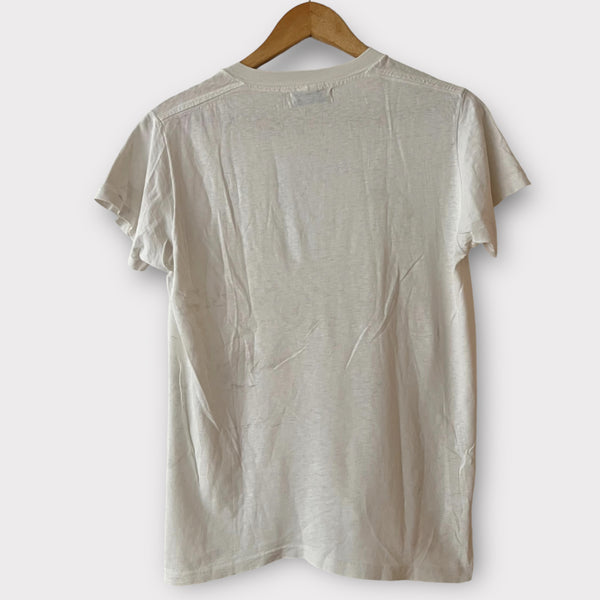 Zeros Revival 1970s Zeros Revival Vintage Blank Tee Shirt - White