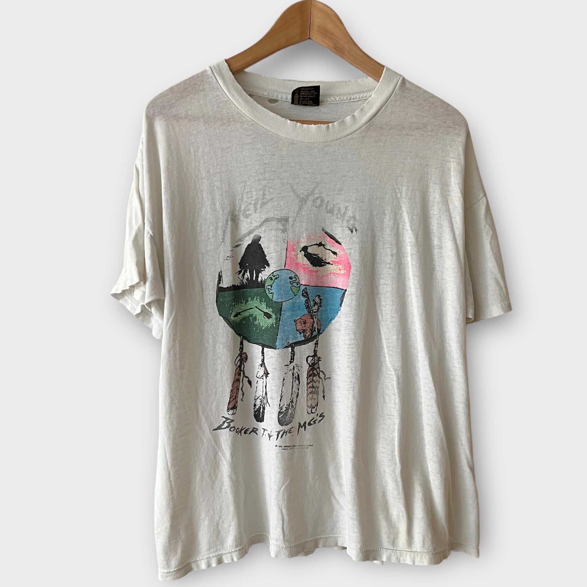 Vintage Neil Young Crazy Horse Tシャツ 1993 Neil Young 