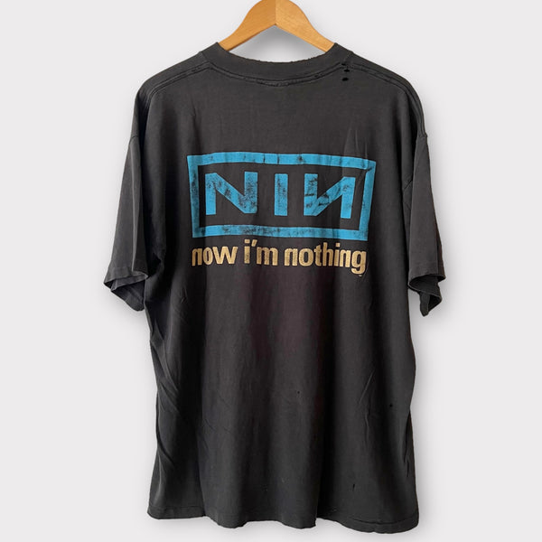 1995 Nine Inch Nails "Now I'm Nothing" Vintage Band Promo Tee Shirt