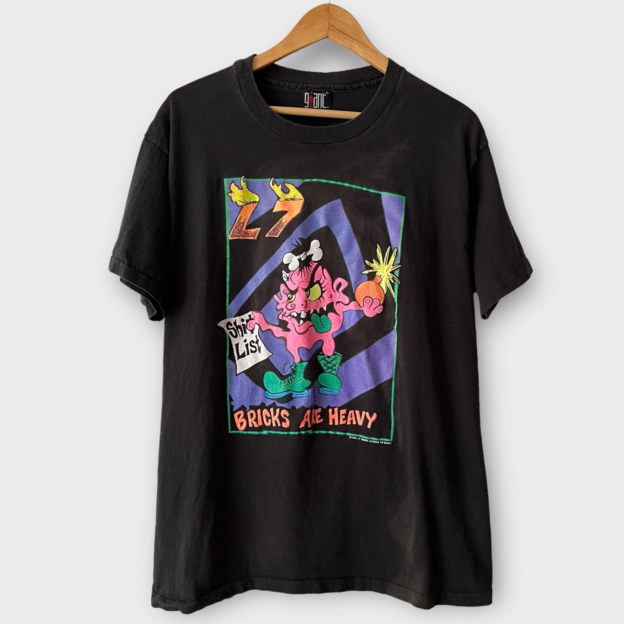 L7 BRICK ARE HEAVY バンドTシャツ L7 Tシャツ Bricks Are Heavy オフィシャル！ | 45REVOLUTION