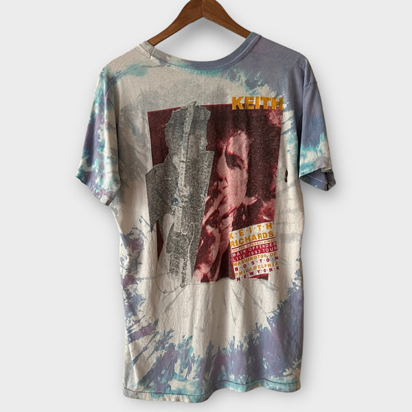 1993 Keith Richards Vintage Tour Tie Dye Tee Shirt