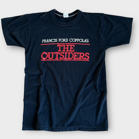 1983 The Outsiders Movie  (Directed by Francis Ford Coppola, and Starring: Patrick Swayze, Tom Cruise, Ralph Macchio, Matt Dillon, Etc...) Vintage Promo Tee Shirt