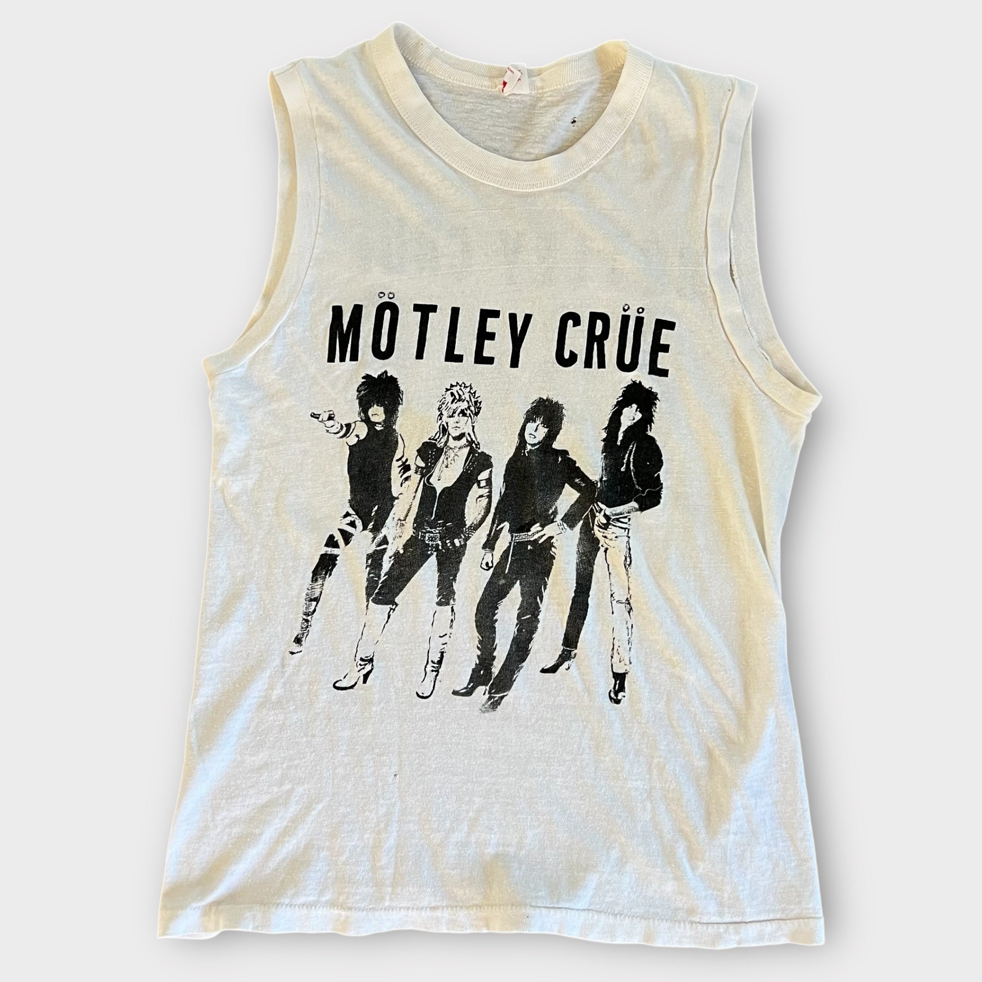 1981 Motley Crue Vintage Band Promo Tank Top Tee Shirt