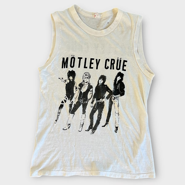 1981 Motley Crue Vintage Band Promo Tank Top Tee Shirt