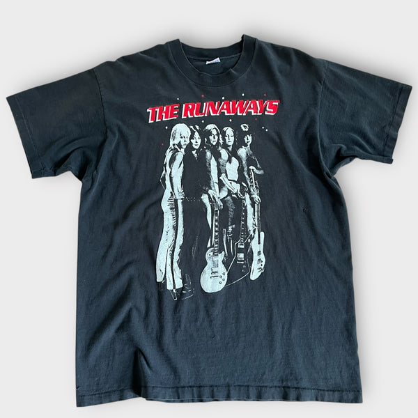 1990's The Runaways Vintage Band Promo Tee Shirt