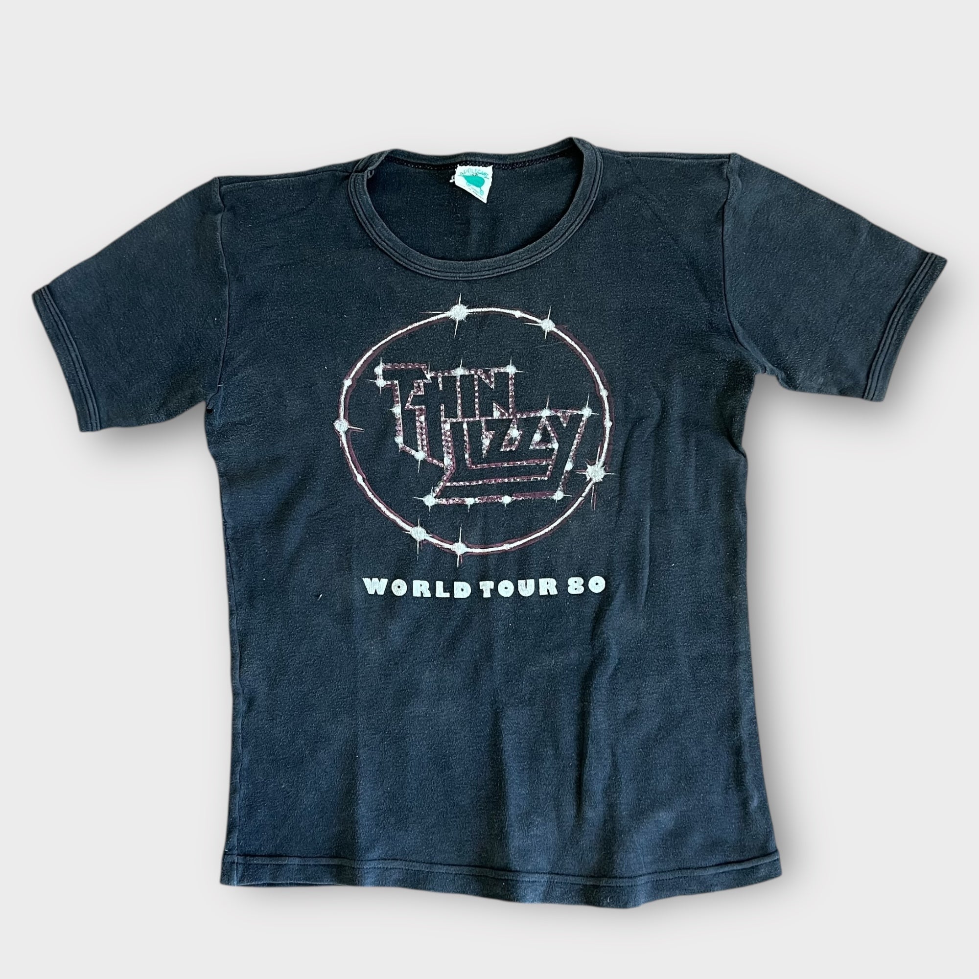 1980 Thin Lizzy Vintage Band Tour Tee Shirt