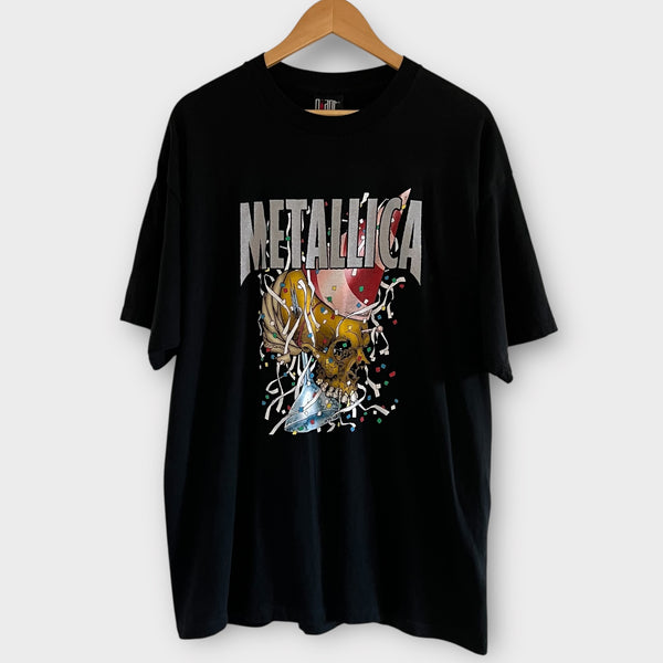 1999 Metallica New Years Eve Concert in Detroit Vintage Tour Band Tee Shirt