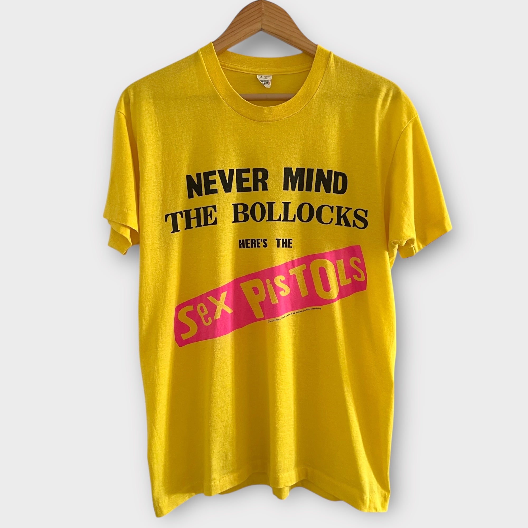 1980's Sex Pistols "Never Mind The Bullocks" Vintage Band Tee Shirt