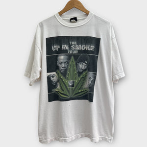 2000 Up In Smoke (Ft. Dr. Dre, Snoop Dogg, Ice Cube, Warren G, Eminem) Tour Vintage Rap Tee Shirt