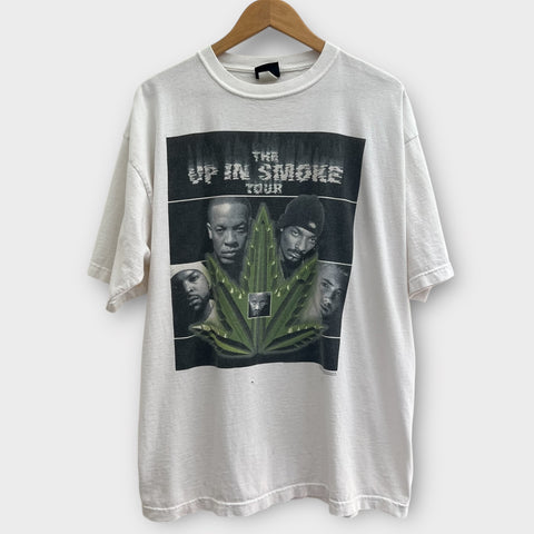 2000 Up In Smoke (Ft. Dr. Dre, Snoop Dogg, Ice Cube, Warren G, Eminem) Tour Vintage Rap Tee Shirt