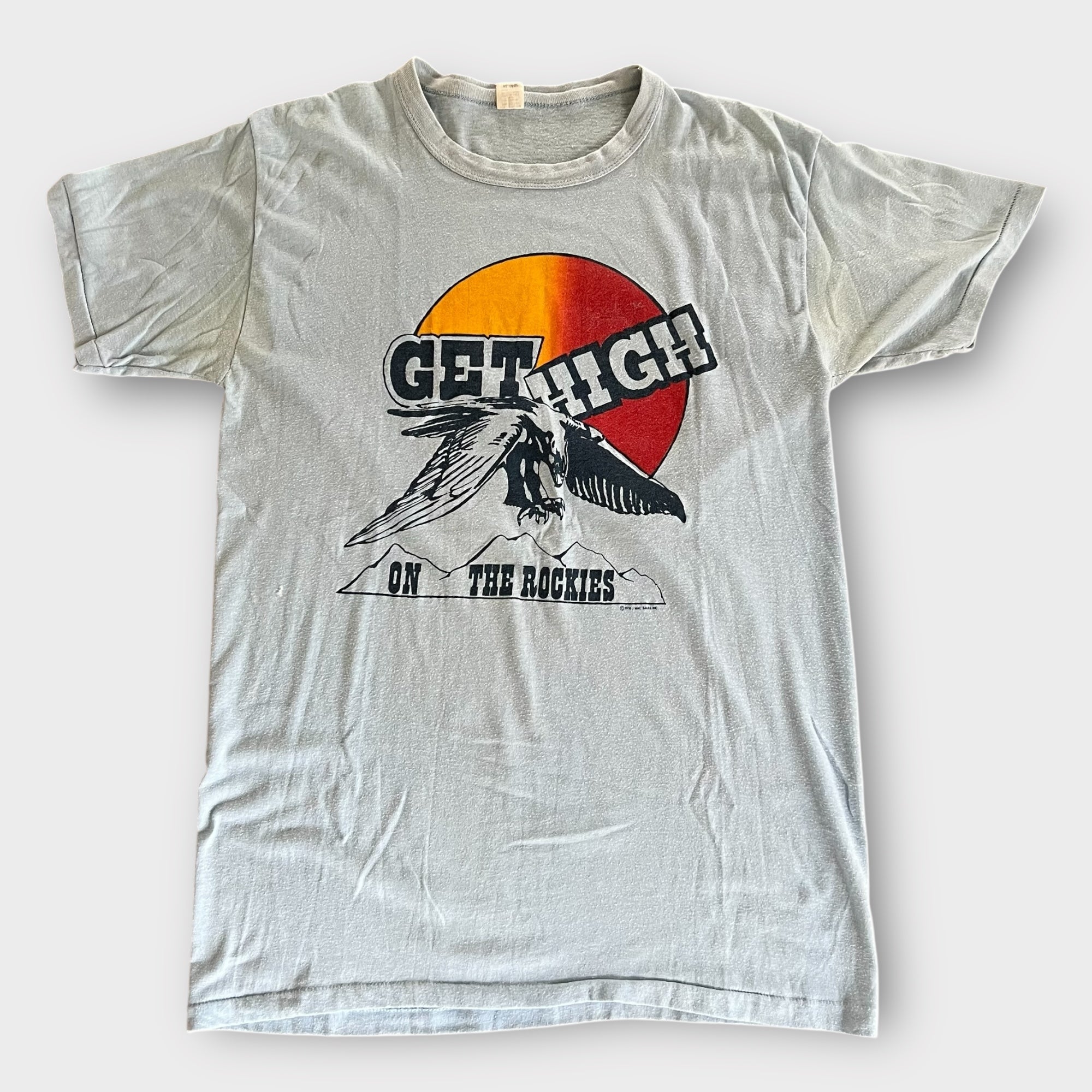 1979 Get High ON The Rockies Vintage Tee Shirt