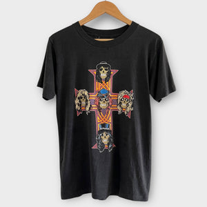 1987 Guns N Roses "Appetite For Destruction" Vintage Band Promo Tee Shirt