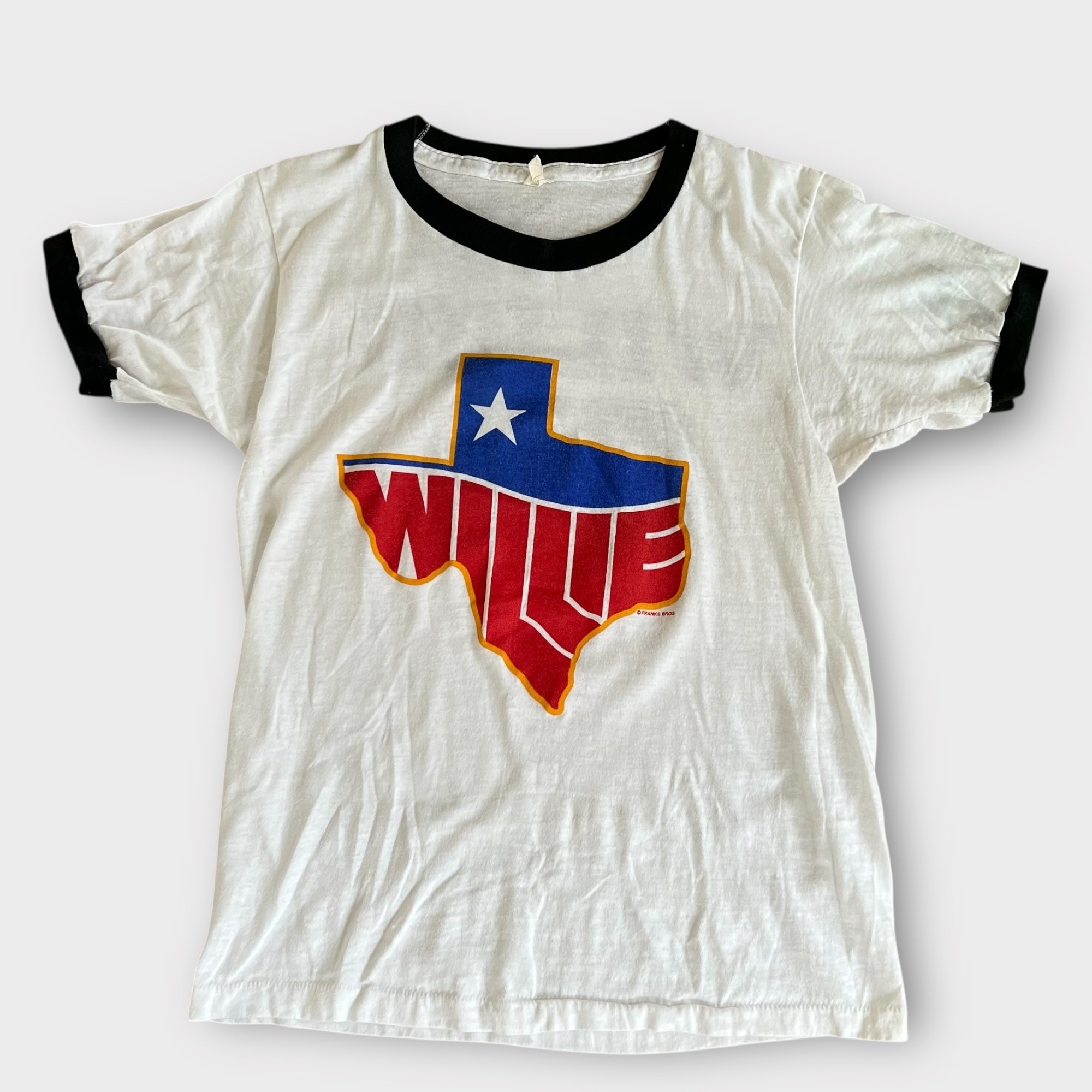1984 Willie Nelson Vintage Band Tour Tee Shirt 80s 1980s