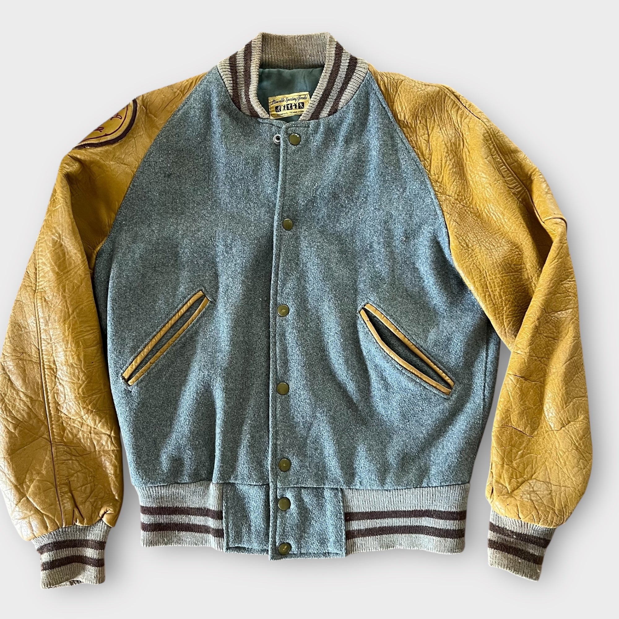 1972 High School Wrestling Champions Vintage Letterman Varsity Jacket