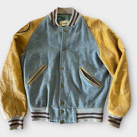 1972 High School Wrestling Champions Vintage Letterman Varsity Jacket